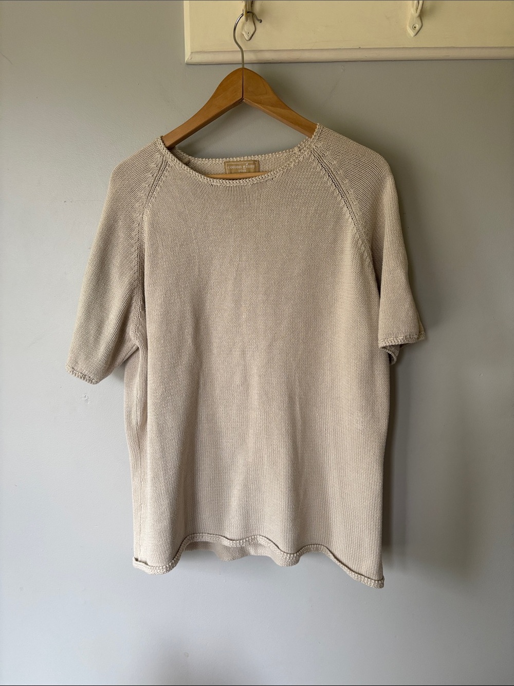 Women's Cream Knit Sweater - M/M